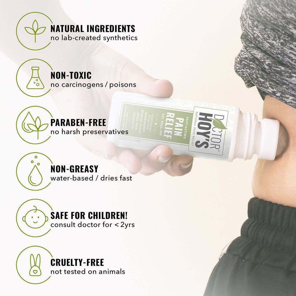Doctor Hoy's Arnica Boost Cream jar showing soothing anti-inflammatory support for joints.