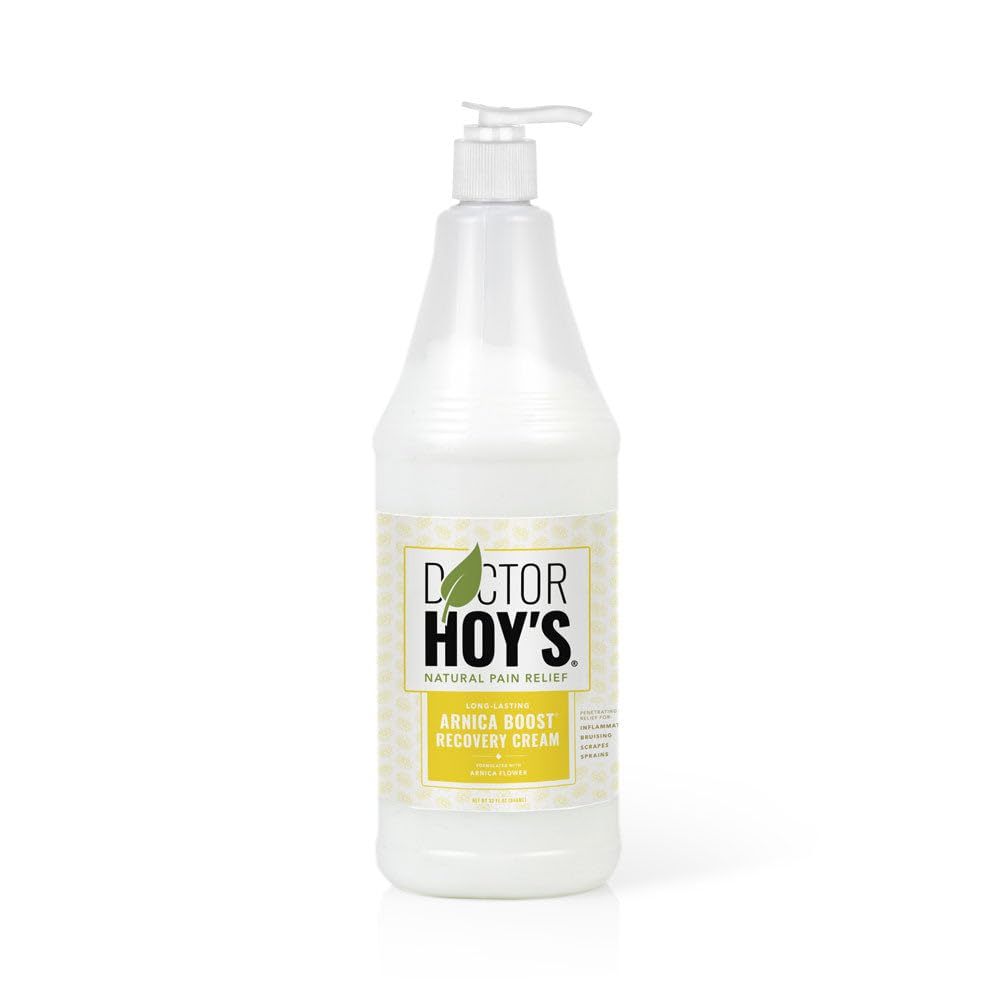DOCTOR HOY'S Arnica Boost Recovery Cream jar for bruise relief and joint comfort.