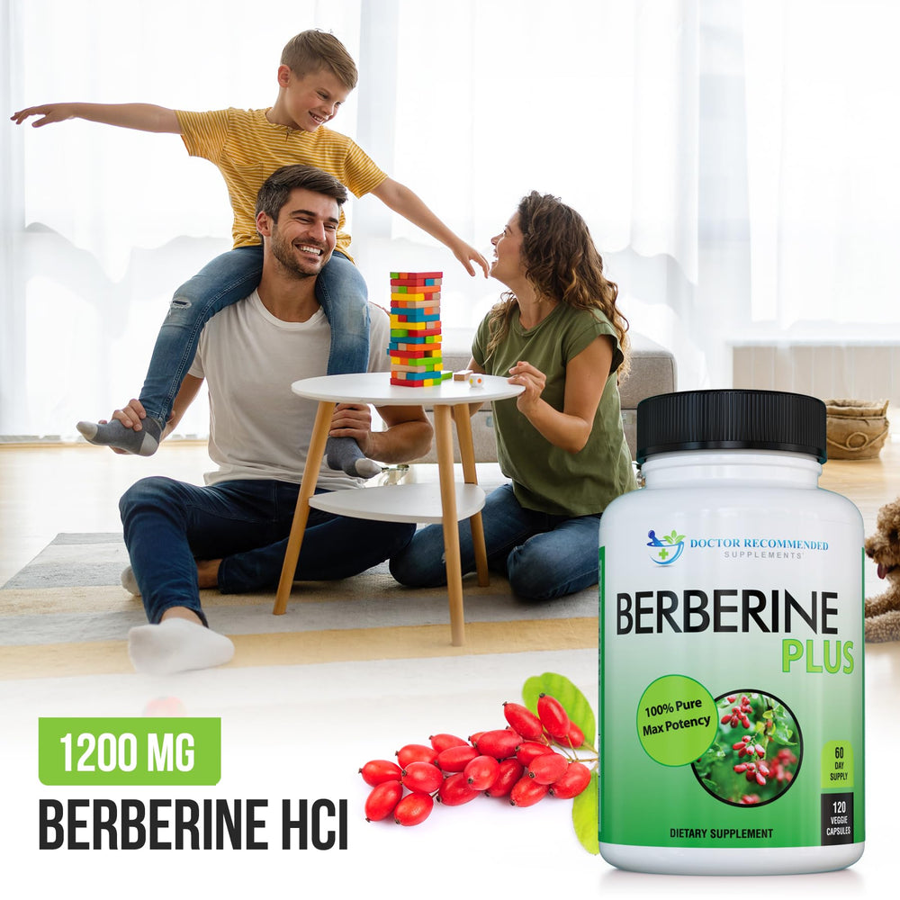 Doctor Recommended Supplements Berberine ingredients chart explains Berberine HCl details
