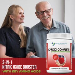 Cardio Complete ingredients include L-Arginine AKG, L-Citrulline, Hawthorn Berry.