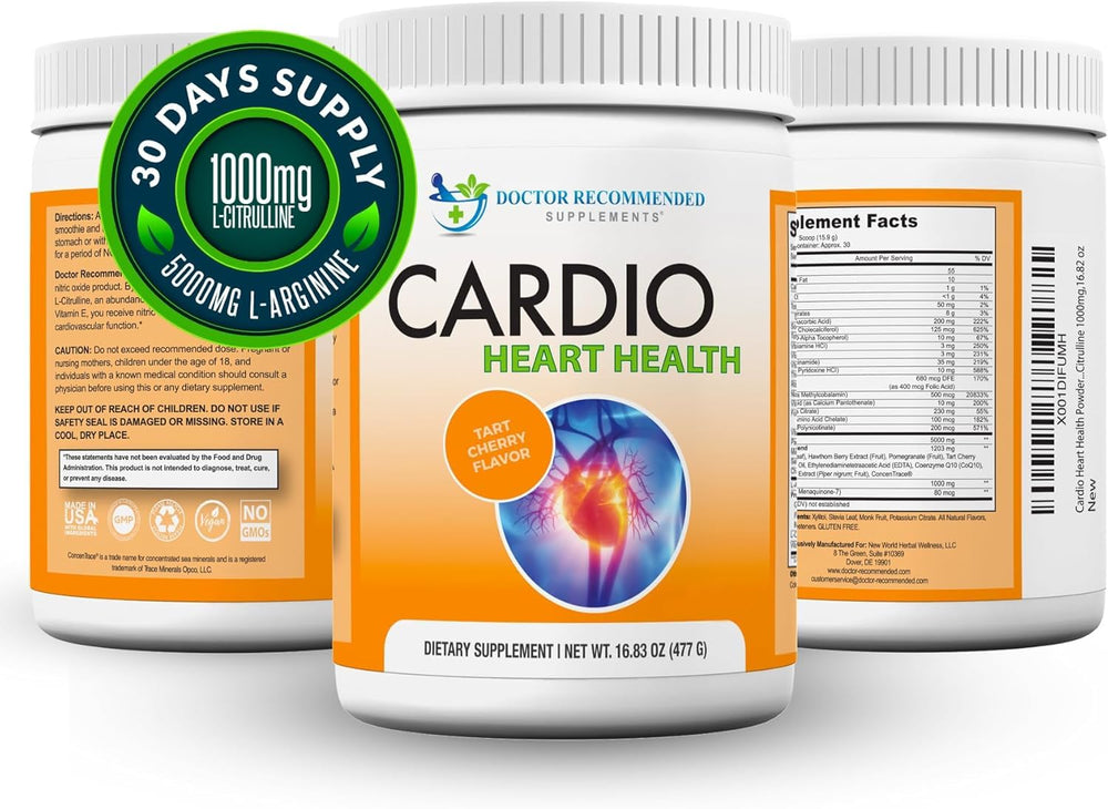 Cardio Heart Health tub on shelf signals trusted wellness option