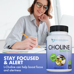 DOCTOR RECOMMENDED SUPPLEMENTS Choline ingredients label showing transparent formulation