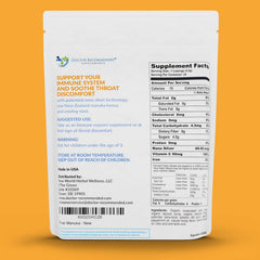 Doctor Recommended Supplements nano silver 60 PPM label close-up.