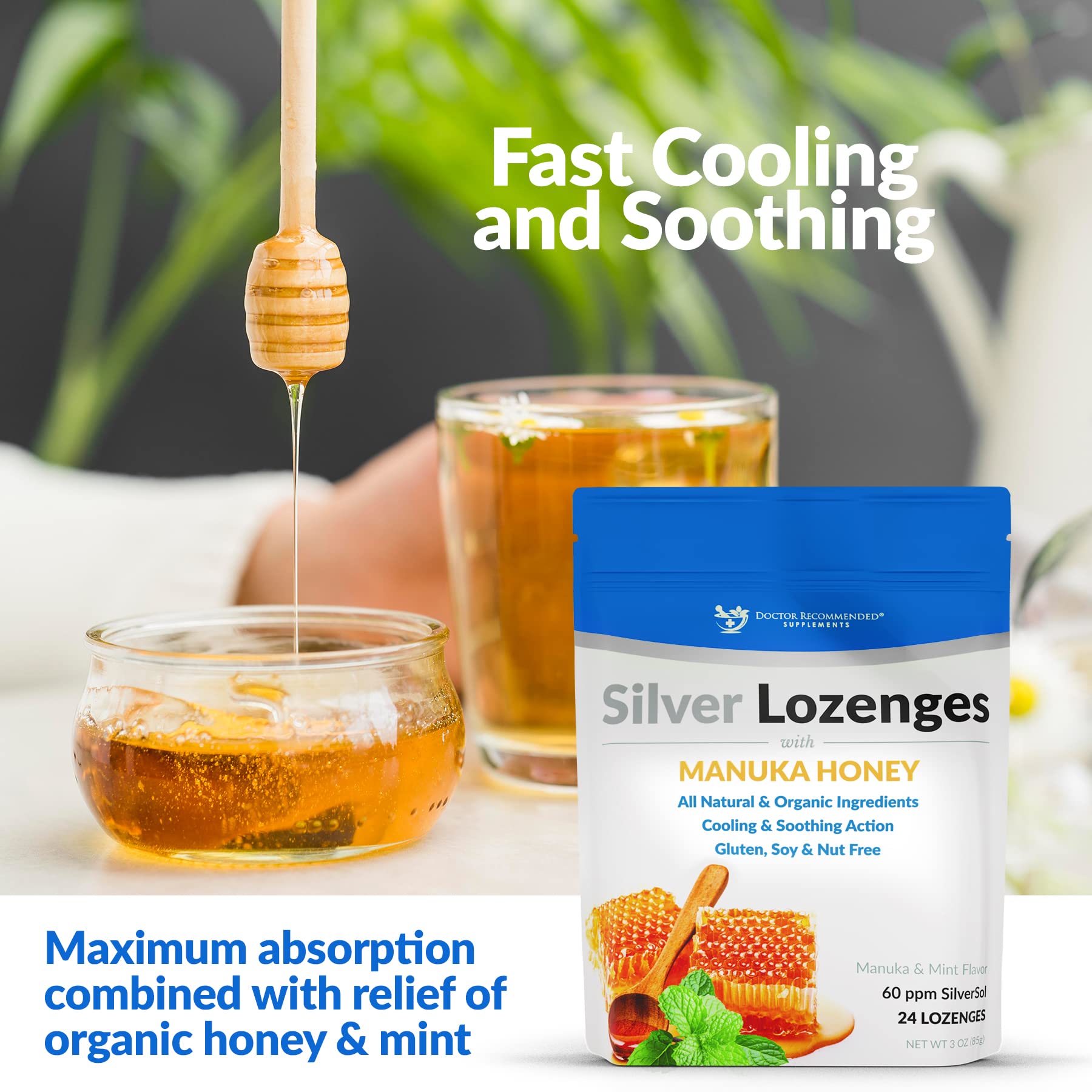 Doctor Recommended Supplements USA-made packaging.