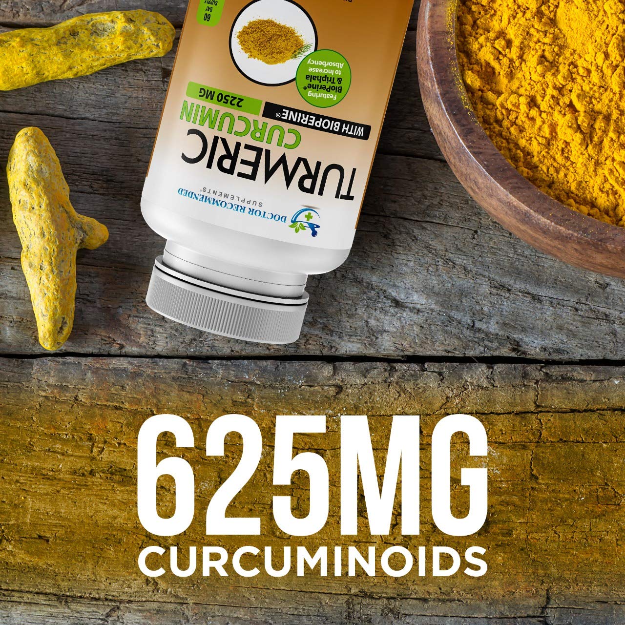 DOCTOR RECOMMENDED SUPPLEMENTS Vegan capsules packaging emphasizes cruelty-free wellness
