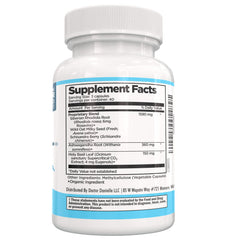 Close-up of Stress Lift capsules showing vegan formula for calm energy.