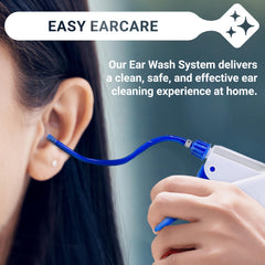 Doctor Easy Elephant Ear Washer closeup of the chamber and trigger handle for precise rinsing