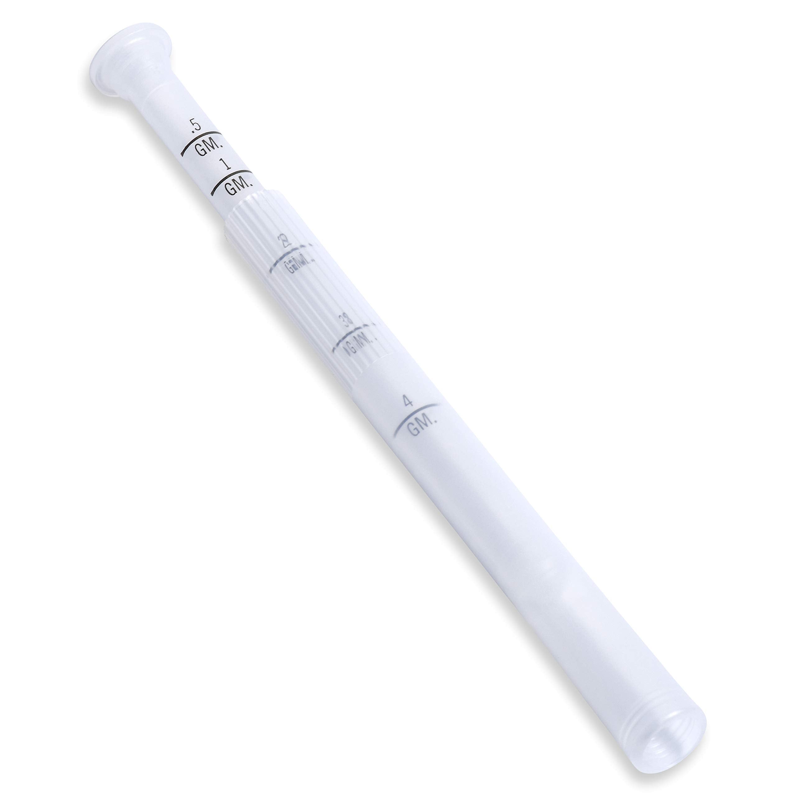 Doctor MK's Natural threaded-end design supports secure gel dispensing.