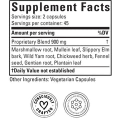 Shelf display suggests convenient 45-day supply for ongoing wellness.