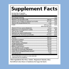 Doctor's Advantage CN2 bilberry and ginkgo blend close-up promotes ocular support.