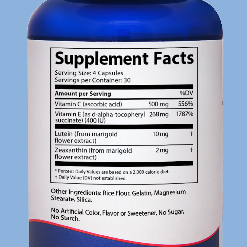 Doctor's Advantage eye health scene illustrating proactive zinc-free support.