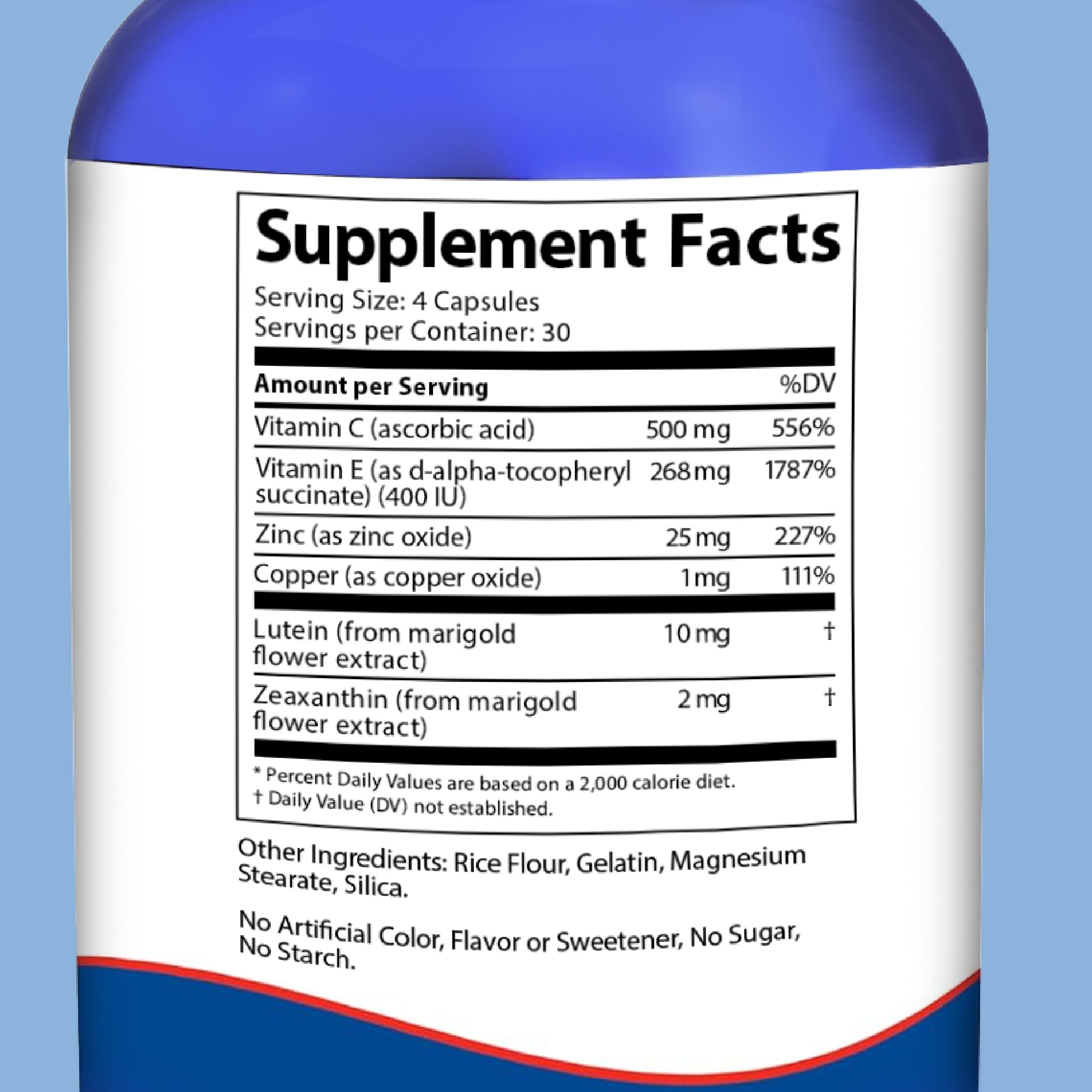Box and bottle layout highlighting the complete eye health support from Doctor's Advantage