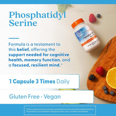Doctor's Best phosphatidyl-serine packaging box with vegan formula label