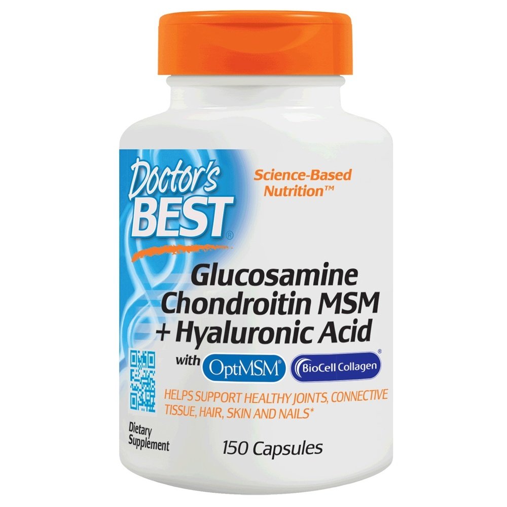 Close-up of Doctor's Best capsules signaling daily joint nutrition.