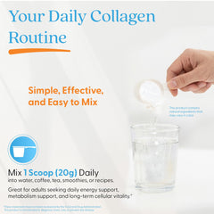 Doctor's Best collagen peptides dissolving in water image shows simple mixing.