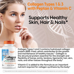 Doctor’s Best collagen bottle on kitchen counter suggests daily routine