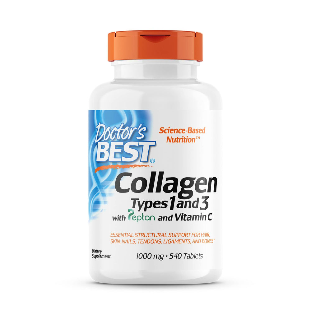 Doctor’s Best collagen bottle highlights joint and skin support