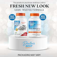 Doctor's Best CoQ10 bioperine ingredient panel close-up emphasizes absorption boost.