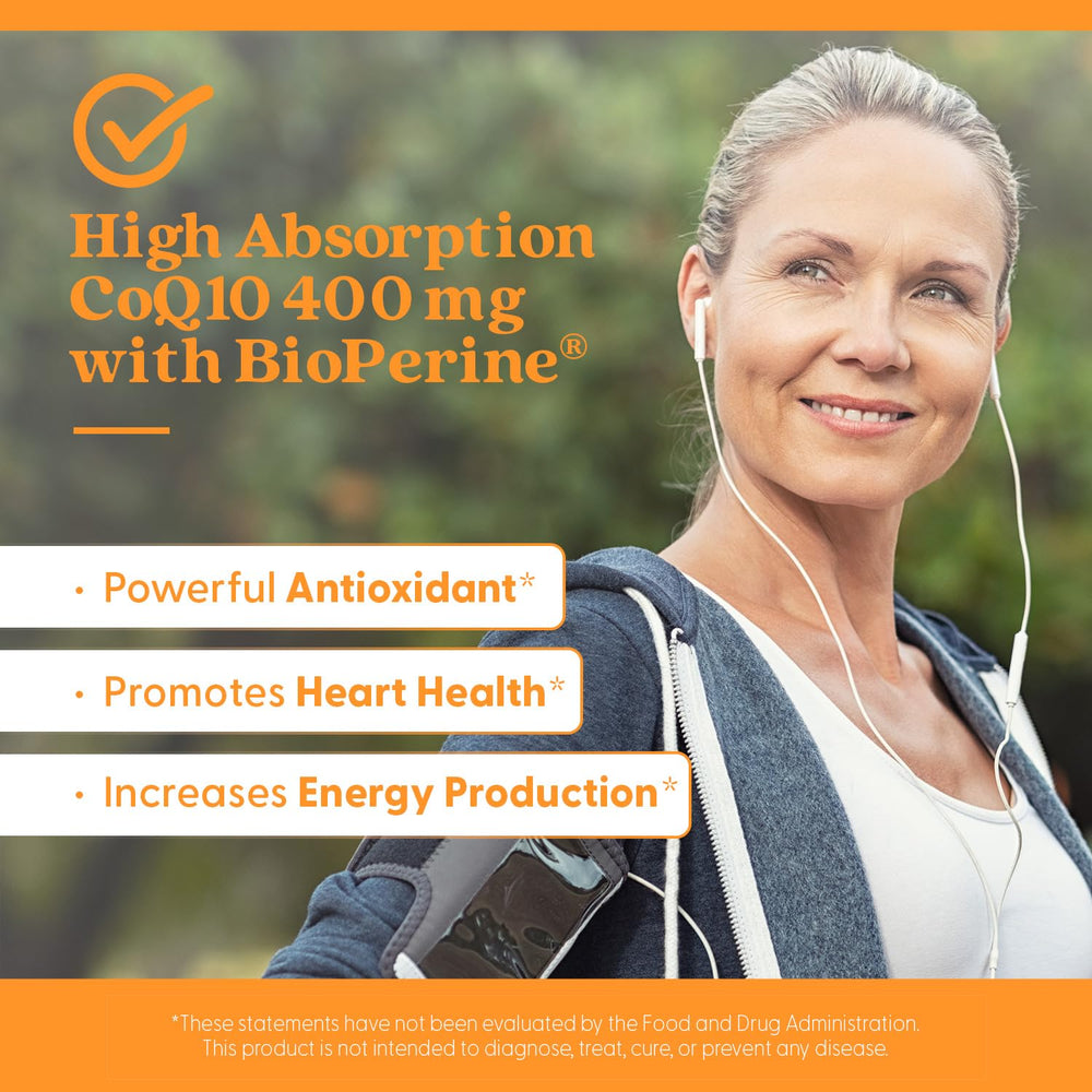 Doctor's Best CoQ10 non-GMO, gluten-free, soy-free, vegan supplement.