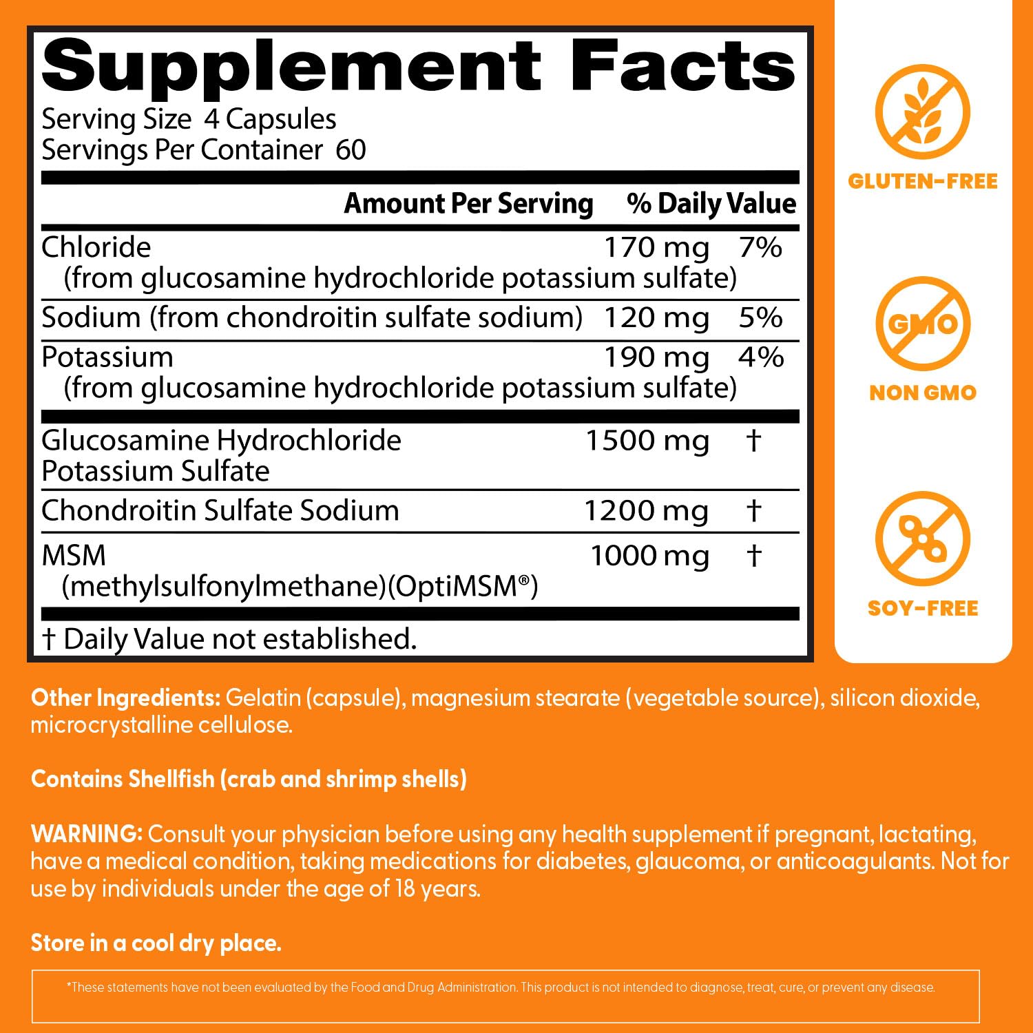 Doctor's Best daily-dosing capsules illustrating easy 4-capsule serving
