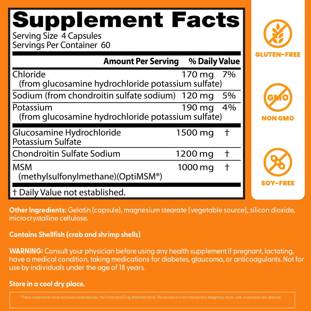 Doctor's Best daily-dosing capsules illustrating easy 4-capsule serving