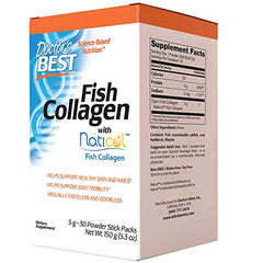 Doctor's Best Fish Collagen powder scoop ready to blend into drinks
