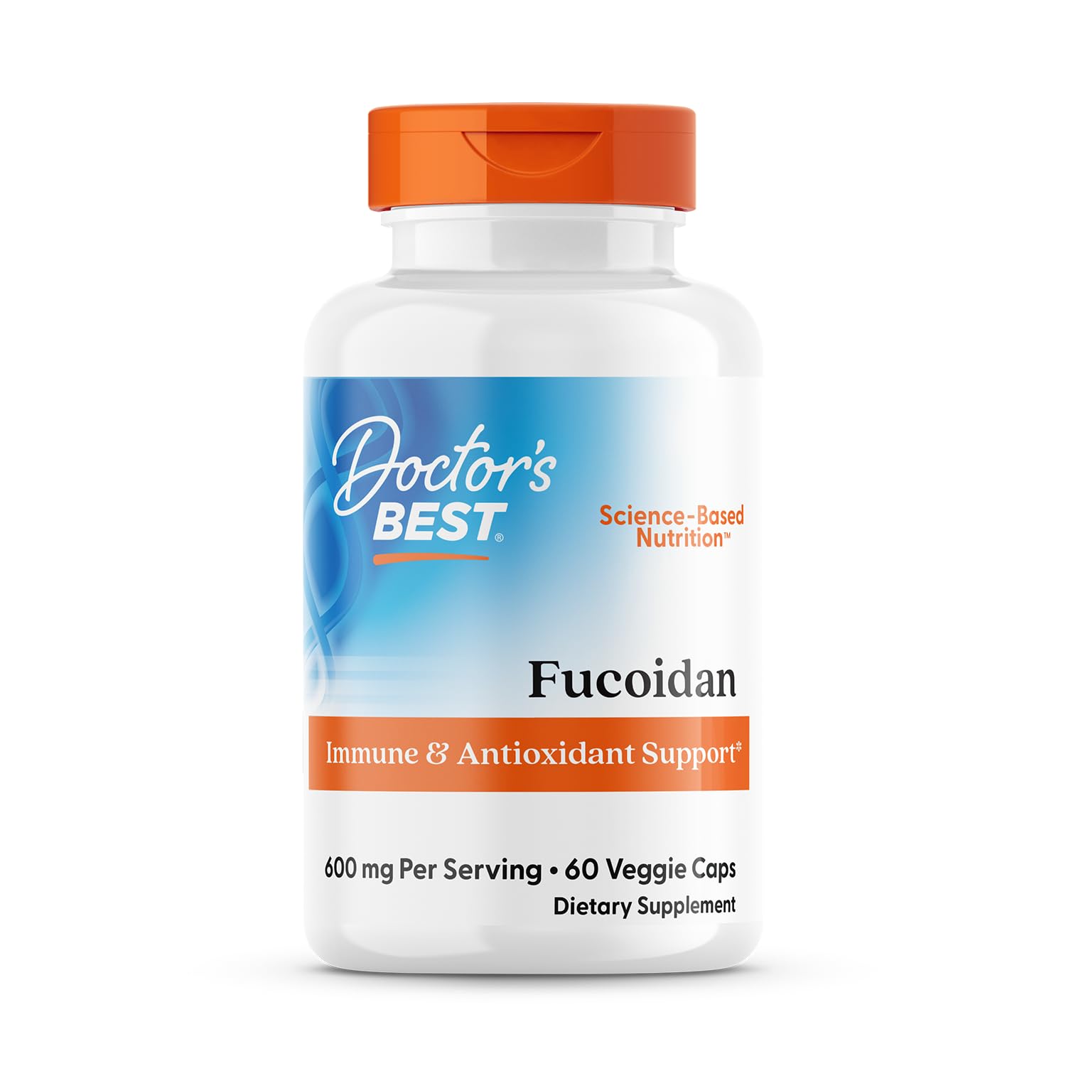 Doctor's Best Fucoidan immune bottle for daily immune support