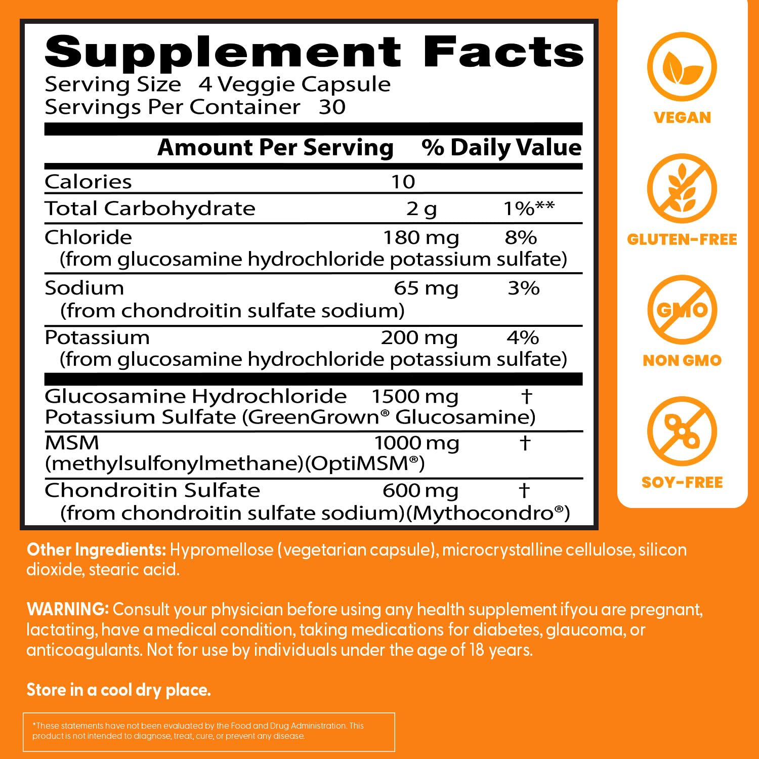Greengrown glucosamine source image illustrating fermentation-derived vegan ingredients