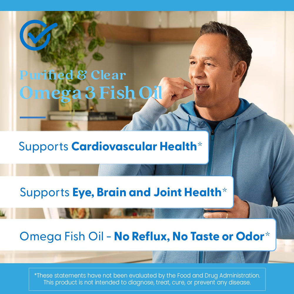 Packaging image of Doctor's BEST Omega-3 non-GMO and gluten-free supplement.