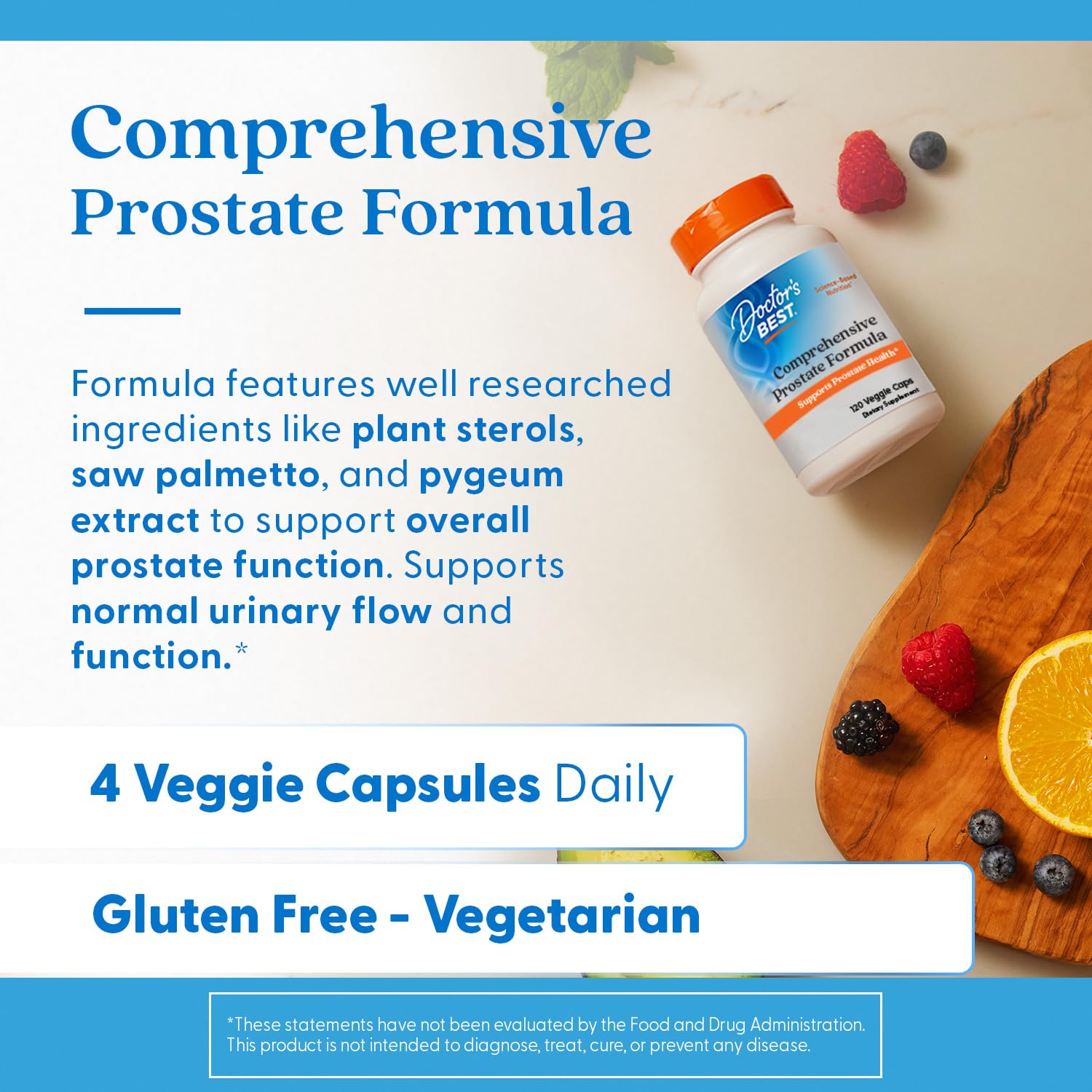 Doctor's Best Nettle root capsule close-up for urinary comfort