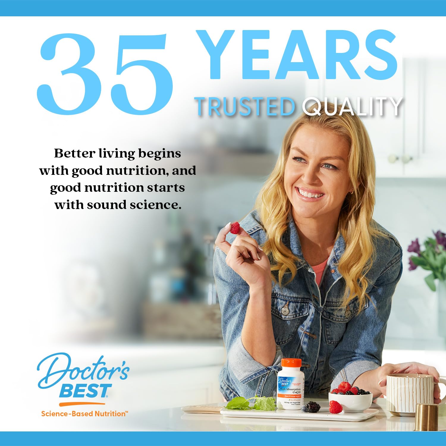 Doctor's Best Vitamin D3 B6 Zinc capsule close-up
