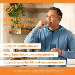 Doctor's Best Serrapeptase 120,000 SPU high potency option.