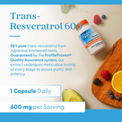 Doctor's Best Trans-Resveratrol packaging on shelf showcasing vegan quality.