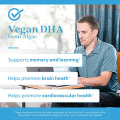 Doctors Best vegan DHA algae ingredients panel for transparent plant-based sourcing