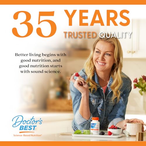 Doctor's Best Vitamin C veggie caps in blister pack suitable for daily immune nutrition.