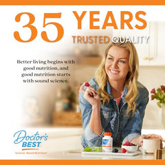 Doctor's Best Vitamin C veggie caps in blister pack suitable for daily immune nutrition.