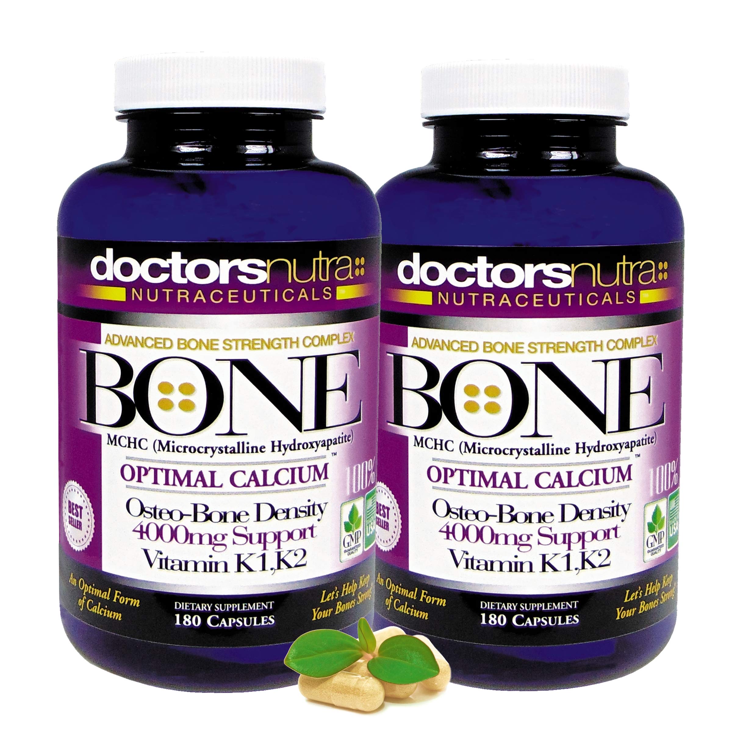 Doctors Nutra Calcium 1000mg bottle with high-absorption MCHC