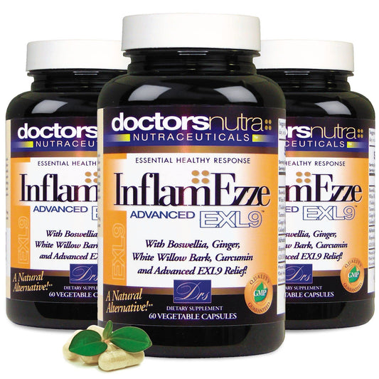 Doctors Nutra Inflamezze bottle front – convenient daily wellness capsules.