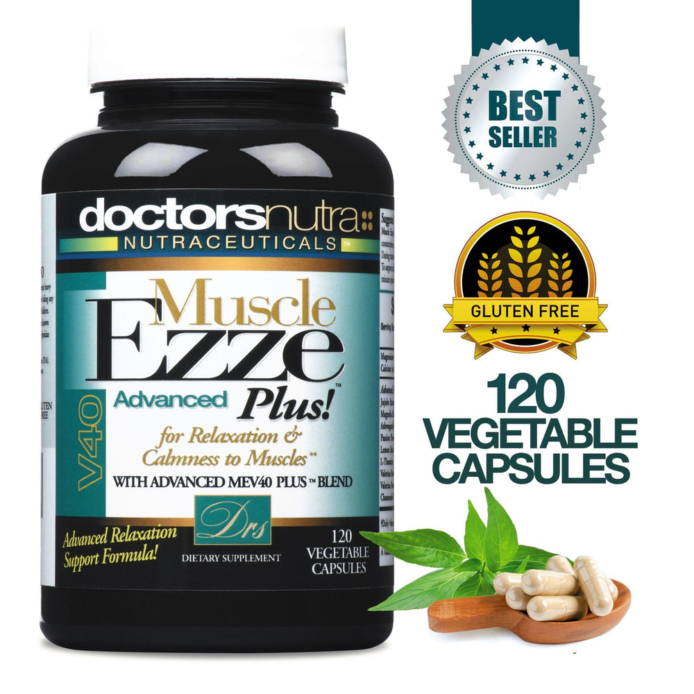 Doctors Nutra Muscle Ezze Plus packaging for day or night use.
