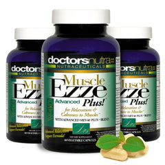 Doctors Nutra Nutraceuticals pack3 front bottle for daily use with natural relaxant Ezze Plus.