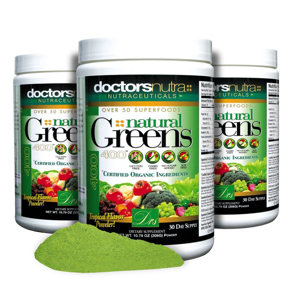 Shaker with Doctors Nutra Greens ready to mix for a refreshing drink