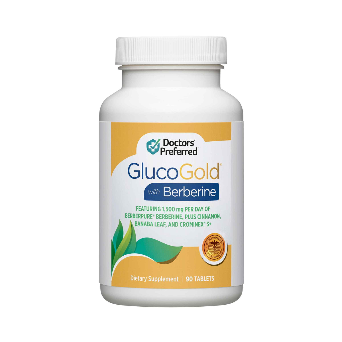 GlucoGold berberine capsules for daily balance