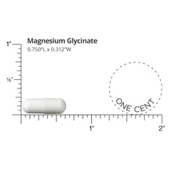 Label close-up of DOCTORS' PREFERRED Magnesium Glycinate with 420 mg per serving