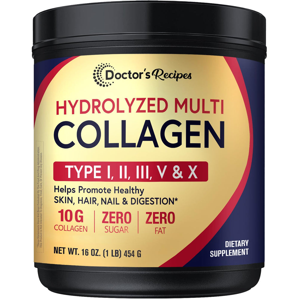 Doctor's Recipes Multi Collagen Powder dissolves easily in drinks for everyday use.