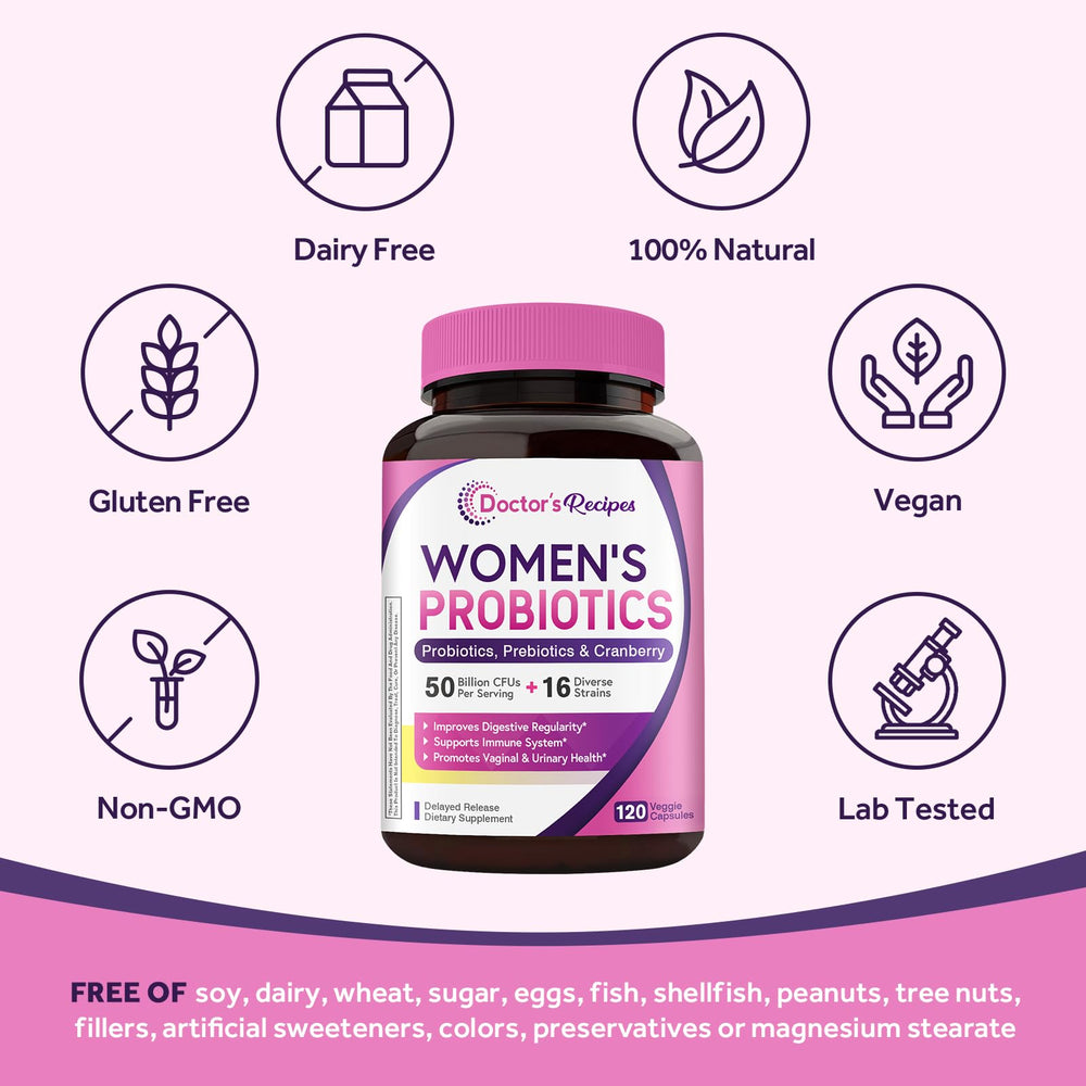 Delayed-release capsule technology highlighted in Doctor's Recipes Women's Probiotic