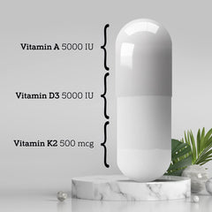 Doctors Scientific DSO ADK capsules closeup of vegan gluten-free capsules.