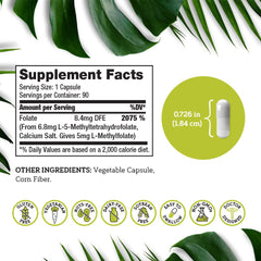 90 vegan capsules per bottle for convenient daily use