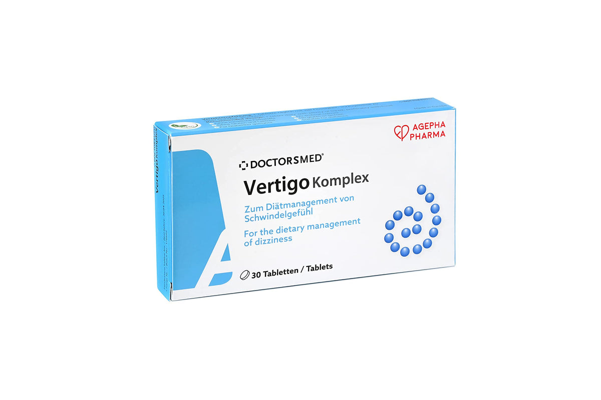 DOCTORSMED Vertigo Komplex bottle labeled for nausea relief