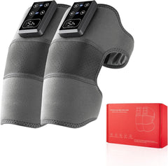 DOEUTLQ cordless knee massager with 360-degree warmth for on-the-go comfort.