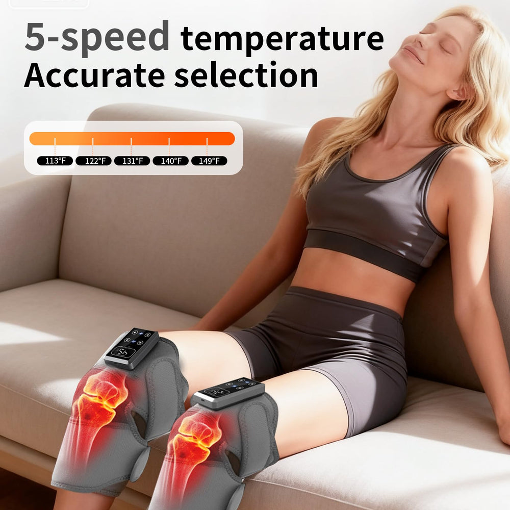 DOEUTLQ massager with five heat levels from 113 to 149 F.